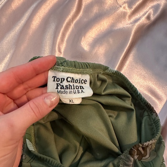 Midi Green Floral Skirt - Picture 6 of 7